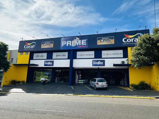 Fachada da Prime Tintas